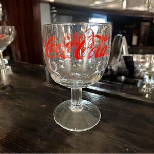 Vintage Coke Bartlett thumbnail glass